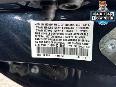 2017 Honda Civic Sedan Touring