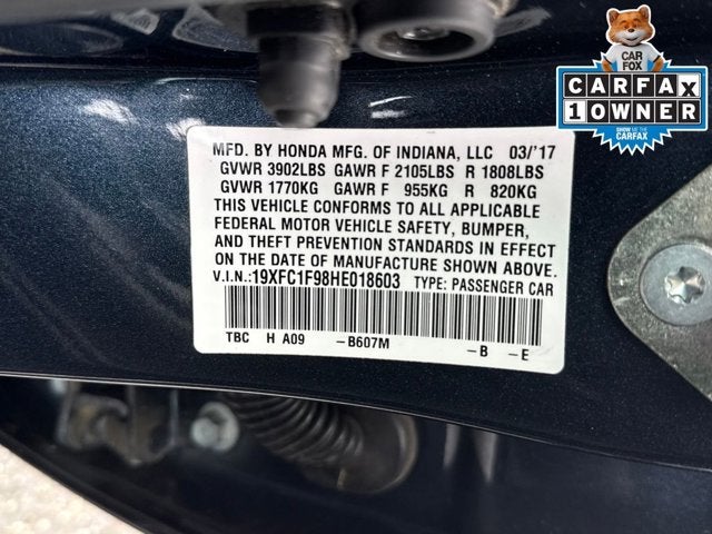 2017 Honda Civic Sedan Touring