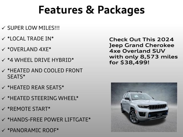 2024 Jeep Grand Cherokee 4xe Overland