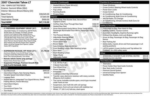 2007 Chevrolet Tahoe LT