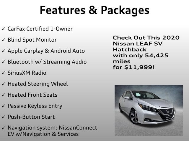 2020 Nissan LEAF SV