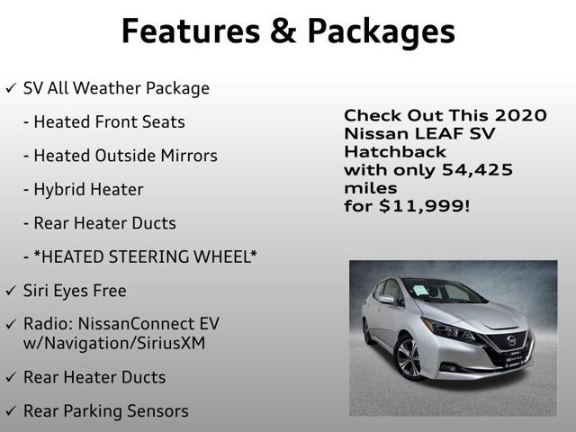 2020 Nissan LEAF SV