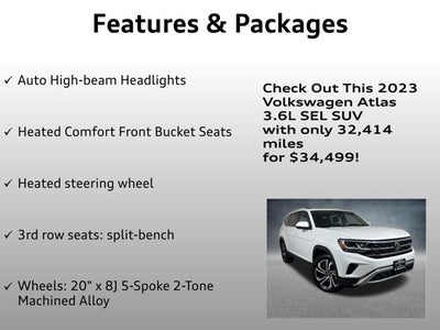 2023 Volkswagen Atlas 3.6L V6 SEL