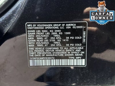 2023 Volkswagen Atlas 2.0T SE w/Technology