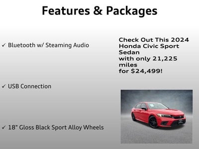 2024 Honda Civic Sedan Sport