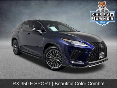 2022 Lexus RX RX 350 F SPORT Handling