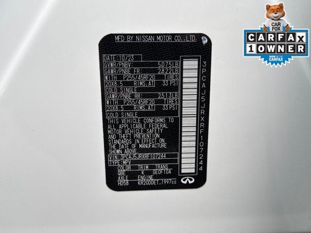 2024 INFINITI QX55 LUXE