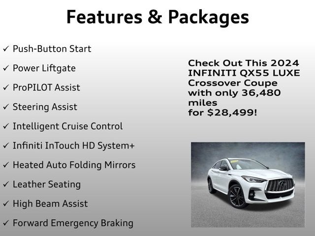 2024 INFINITI QX55 LUXE