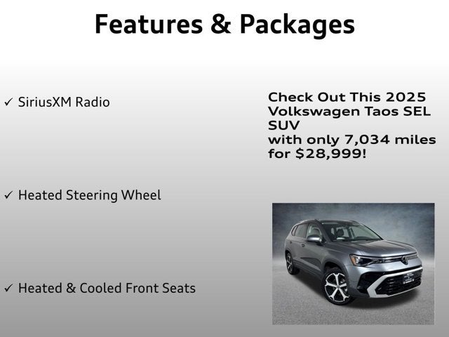 2025 Volkswagen Taos SEL