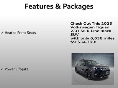 2025 Volkswagen Tiguan SE R-Line Black