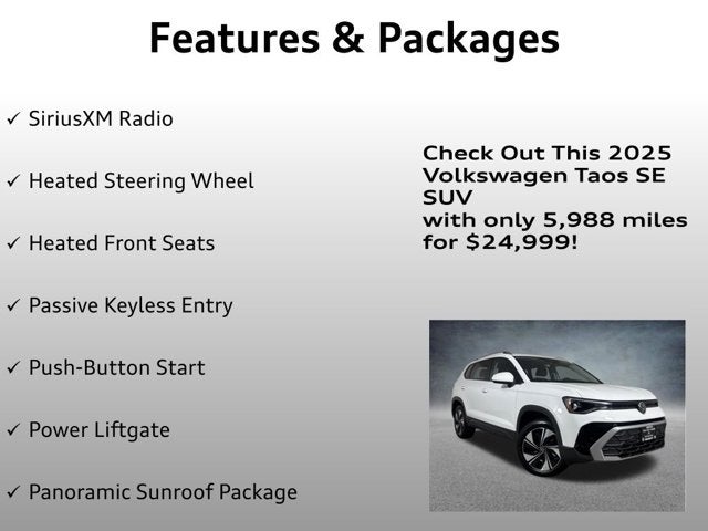 2025 Volkswagen Taos SE