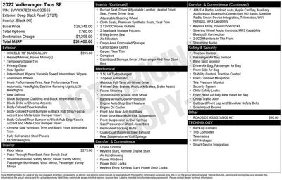 2022 Volkswagen Taos SE