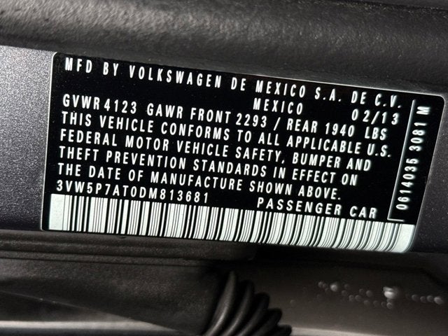 2013 Volkswagen Beetle Convertible 2.5L