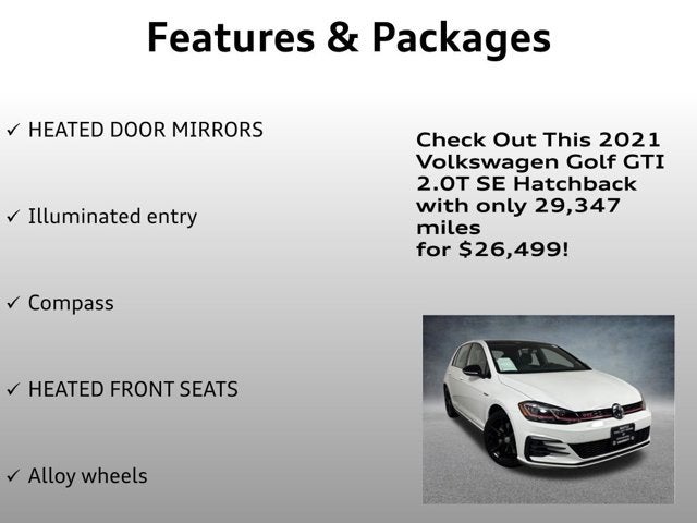 2021 Volkswagen Golf GTI 2.0T SE
