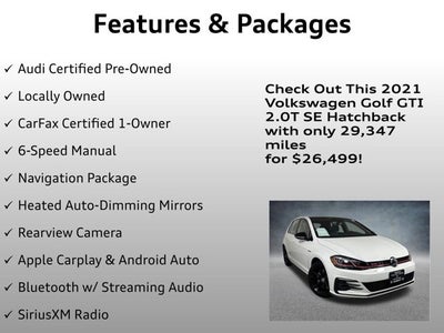 2021 Volkswagen Golf GTI 2.0T SE