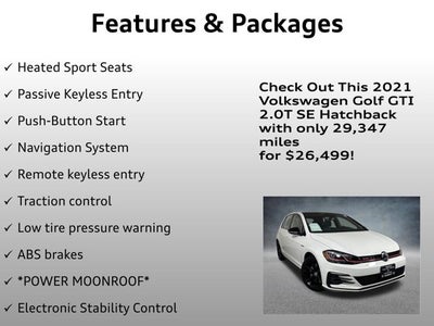 2021 Volkswagen Golf GTI 2.0T SE