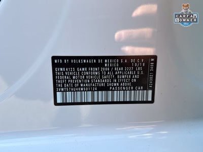 2019 Volkswagen Golf SportWagen S