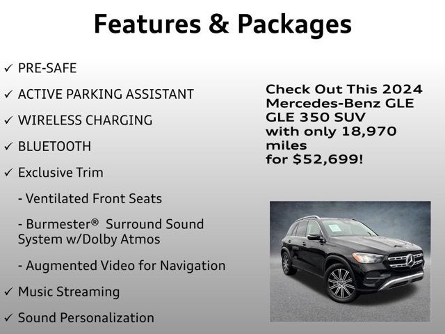 2024 Mercedes-Benz GLE GLE 350