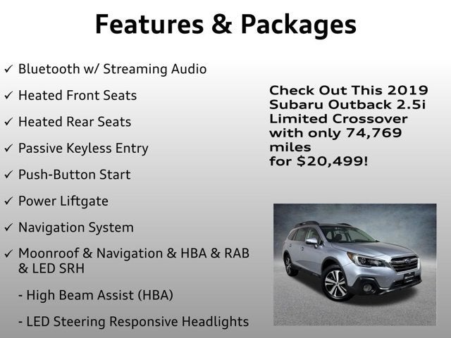 2019 Subaru Outback Limited