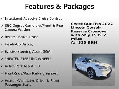 2022 Lincoln Corsair Reserve