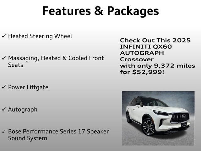 2025 INFINITI QX60 AUTOGRAPH