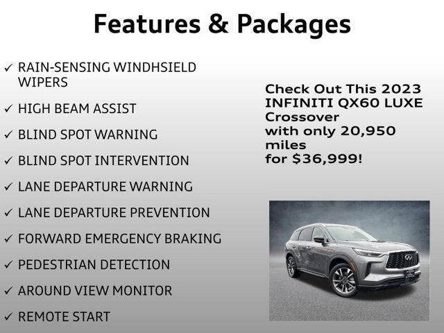 2023 INFINITI QX60 LUXE