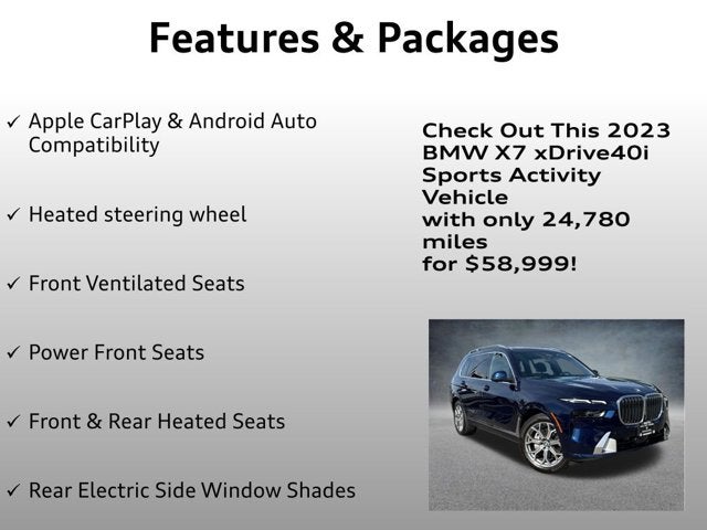 2023 BMW X7 xDrive40i