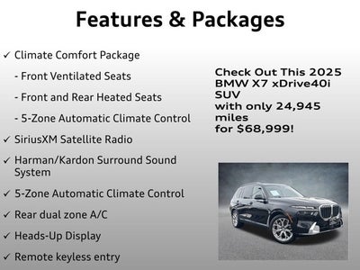 2025 BMW X7 xDrive40i