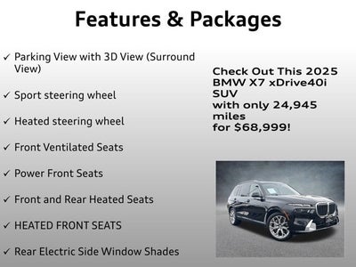 2025 BMW X7 xDrive40i