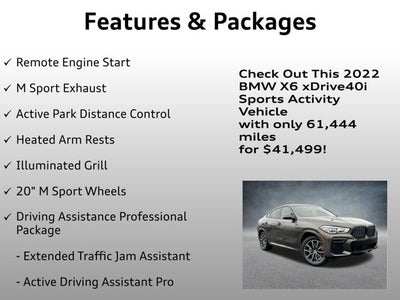 2022 BMW X6 xDrive40i