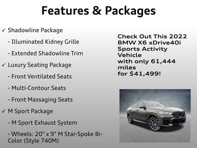 2022 BMW X6 xDrive40i