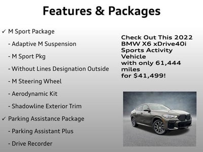 2022 BMW X6 xDrive40i