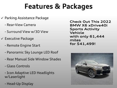 2022 BMW X6 xDrive40i