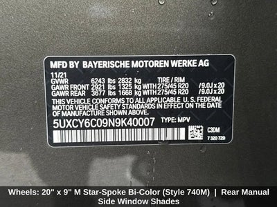 2022 BMW X6 xDrive40i