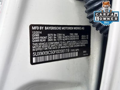 2015 BMW X3 xDrive28i