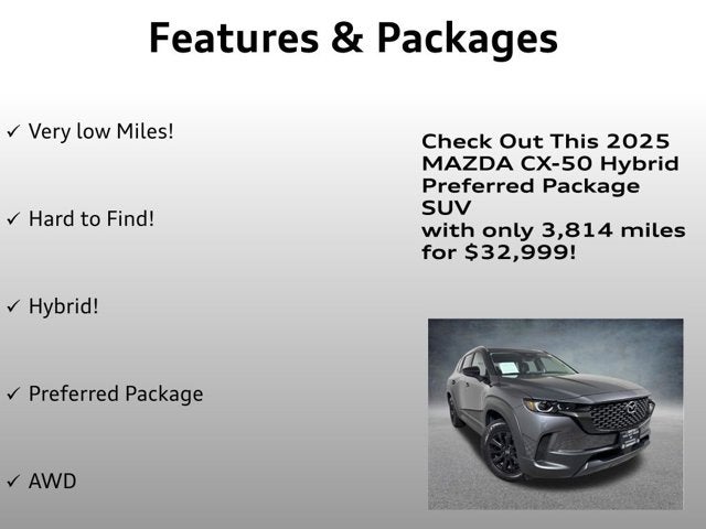 2025 Mazda Mazda CX-50 Hybrid Preferred Package