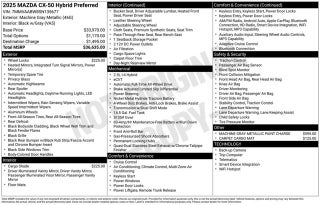 2025 Mazda Mazda CX-50 Hybrid Preferred Package