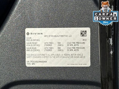 2022 Rivian R1S Launch Edition