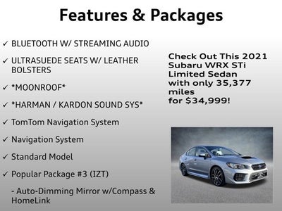 2021 Subaru WRX STI Limited