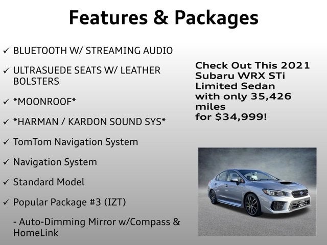 2021 Subaru WRX STI Limited