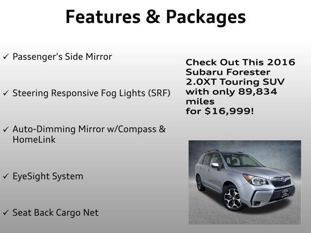 2016 Subaru Forester 2.0XT Touring