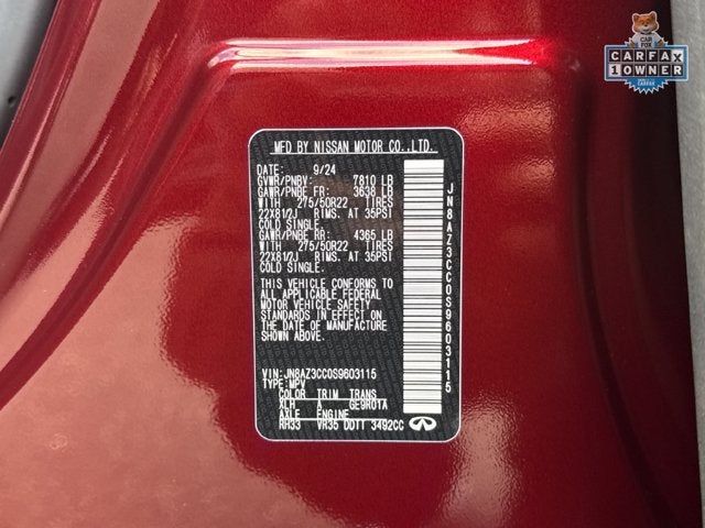 2025 INFINITI QX80 AUTOGRAPH
