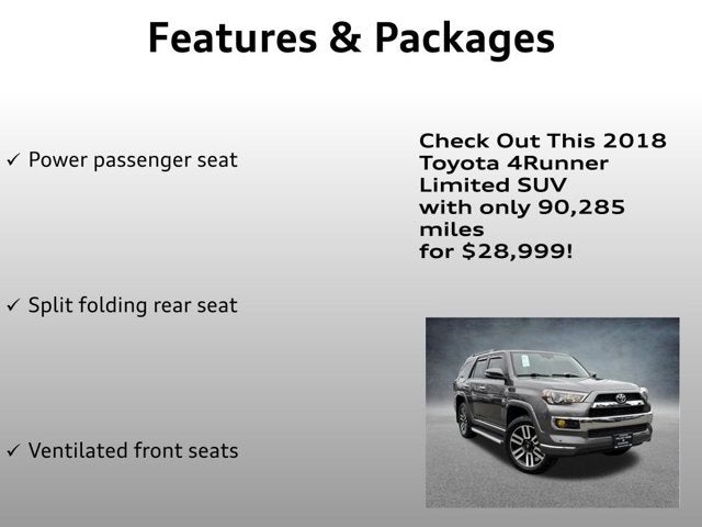 2018 Toyota 4Runner Limited