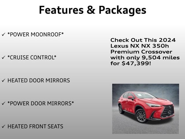 2024 Lexus NX NX 350h Premium