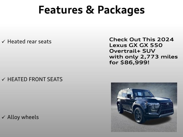 2024 Lexus GX 550 Overtrail+