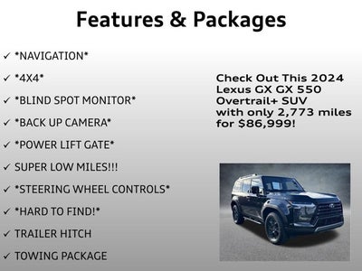 2024 Lexus GX 550 Overtrail+