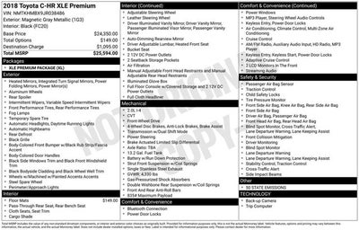 2018 Toyota C-HR Base