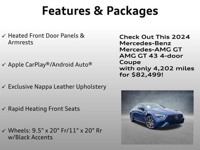 2024 Mercedes-Benz AMG® GT AMG® GT 43