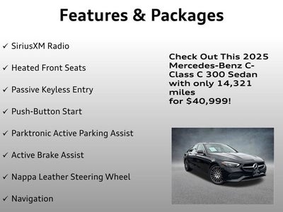 2025 Mercedes-Benz C-Class C 300