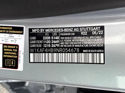 2022 Mercedes-Benz C-Class C 300